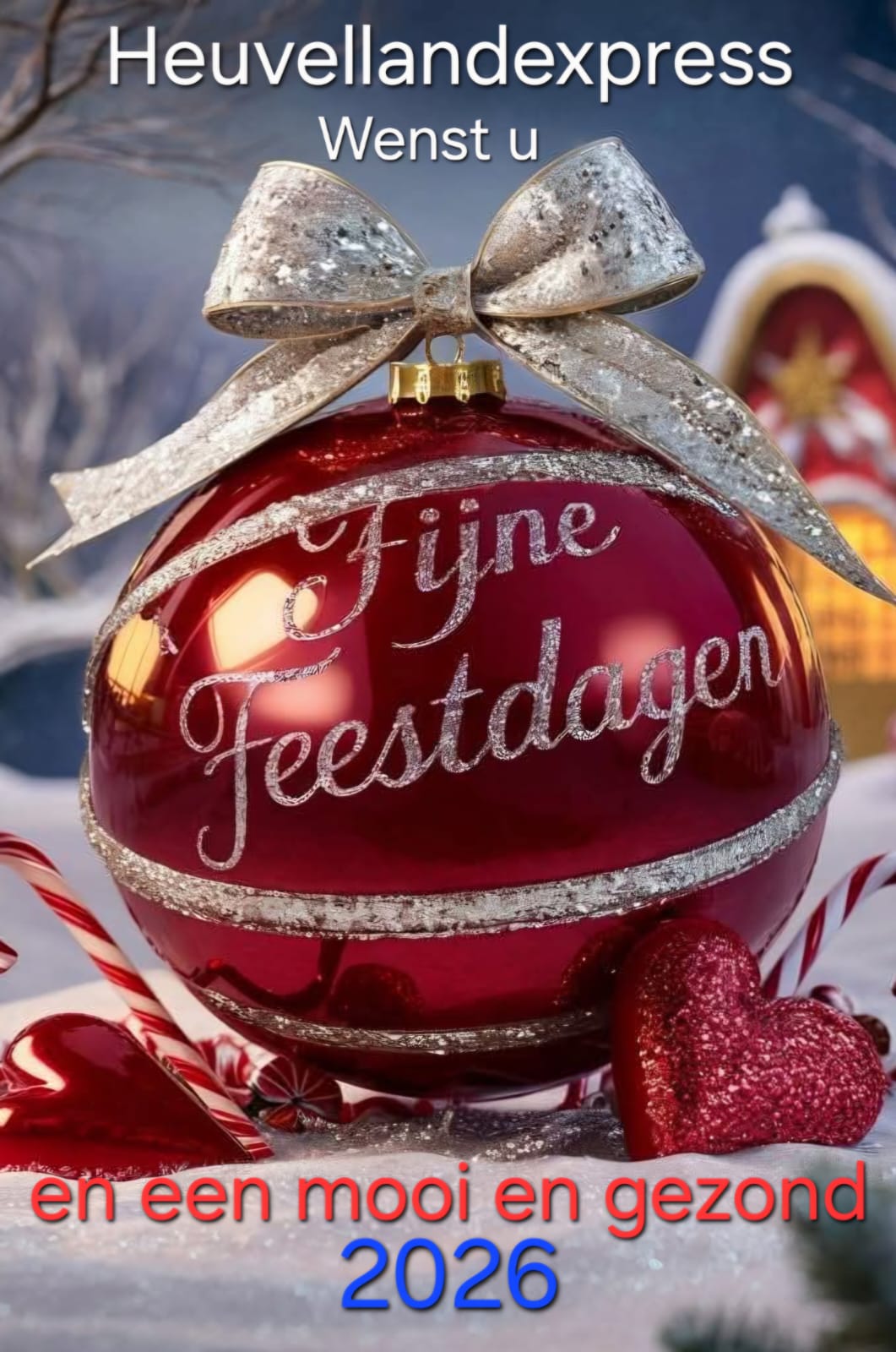 Mededelingsposter Programma met de feestdagen